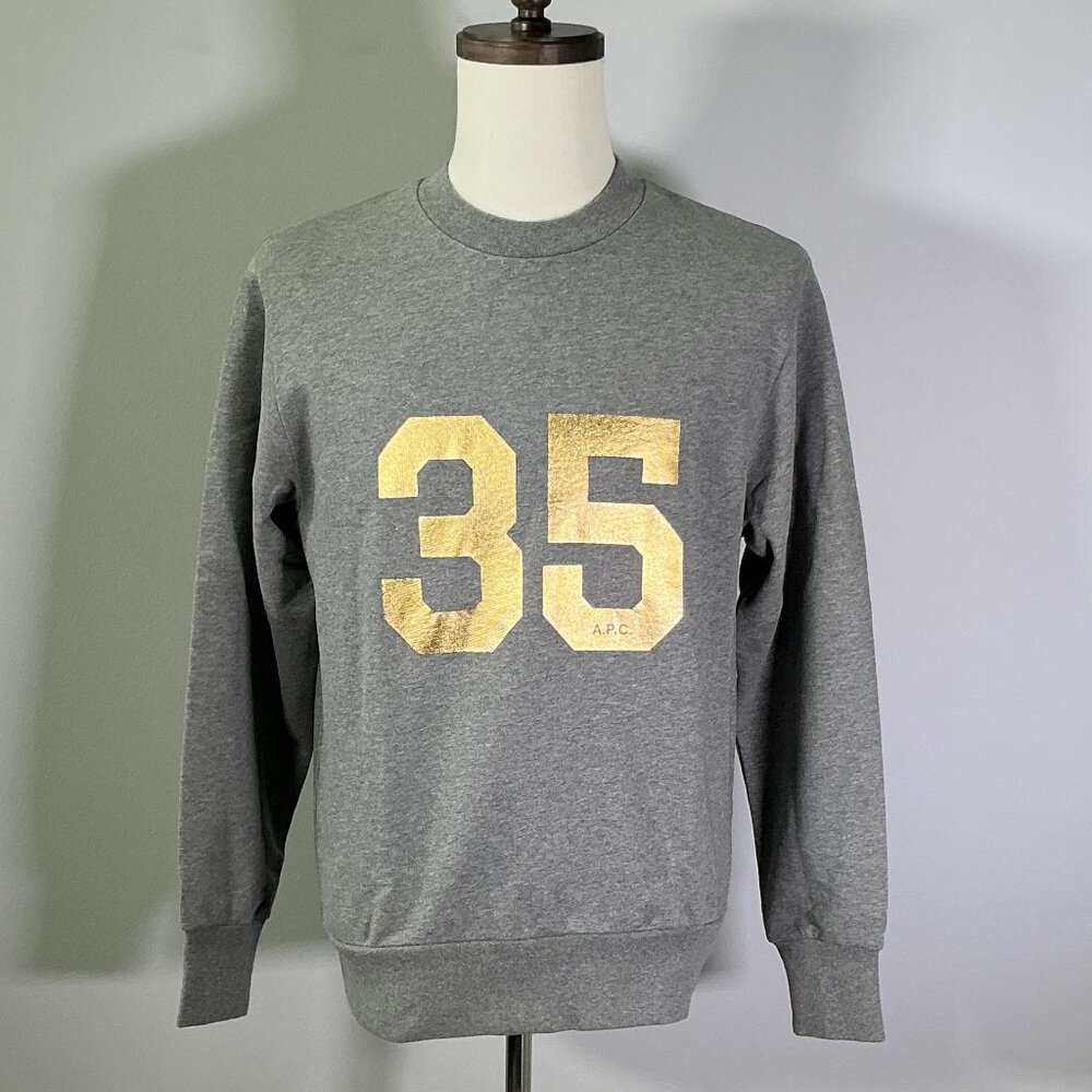 A.P.C. Carolina Men's Size S Grey Sweater NWT